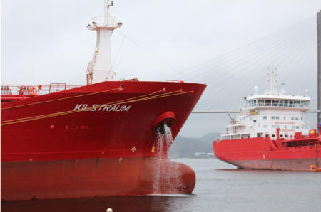 Proud Utkilen Vessel on Stopover at Trosvik