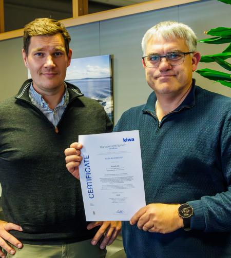 Nye viktige ISO-sertifiseringer for Trosvik Nye viktige ISO-sertifiseringer for Trosvik